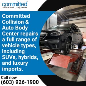 Committed Collision repairs full range of vehicle types