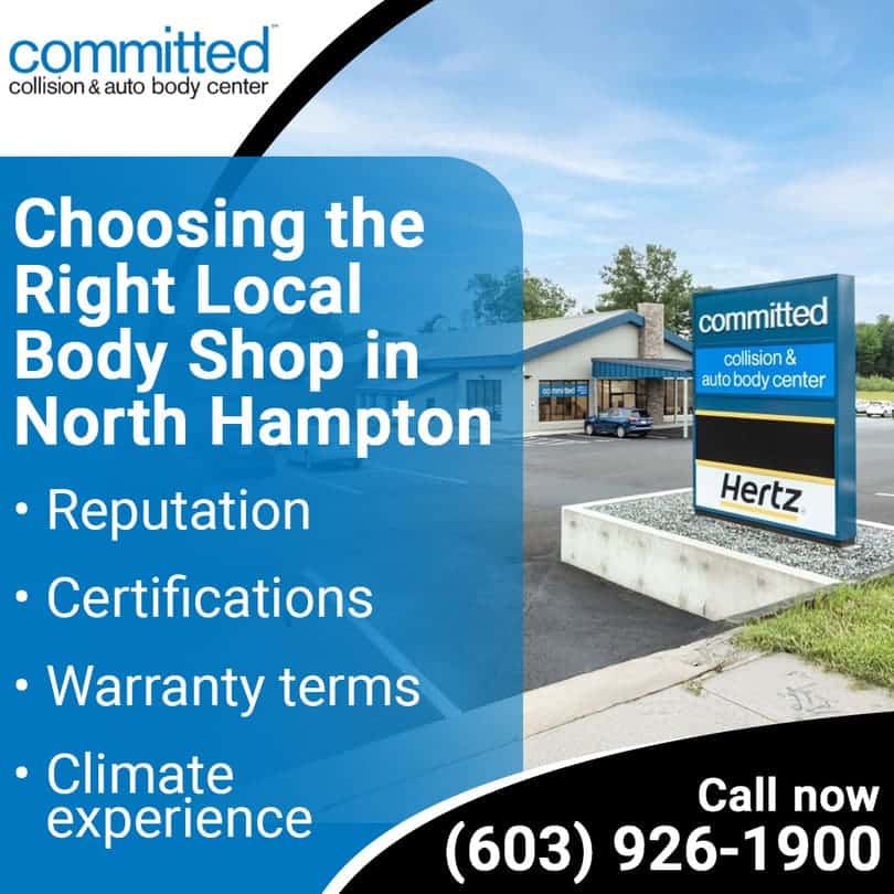 Choosing the Right Local Body Shop in North Hampton