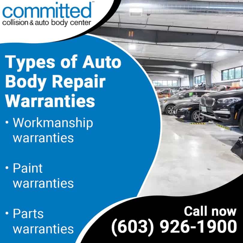 Types of Auto Body Repair Warranties
