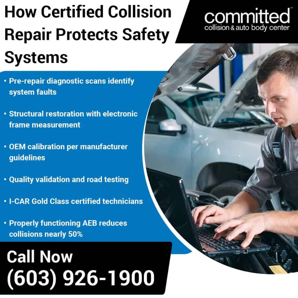 How Certified Collision Repair Protects Your Vehicle's Safety Systems 2 Certified Collision Repair protects safety systems
