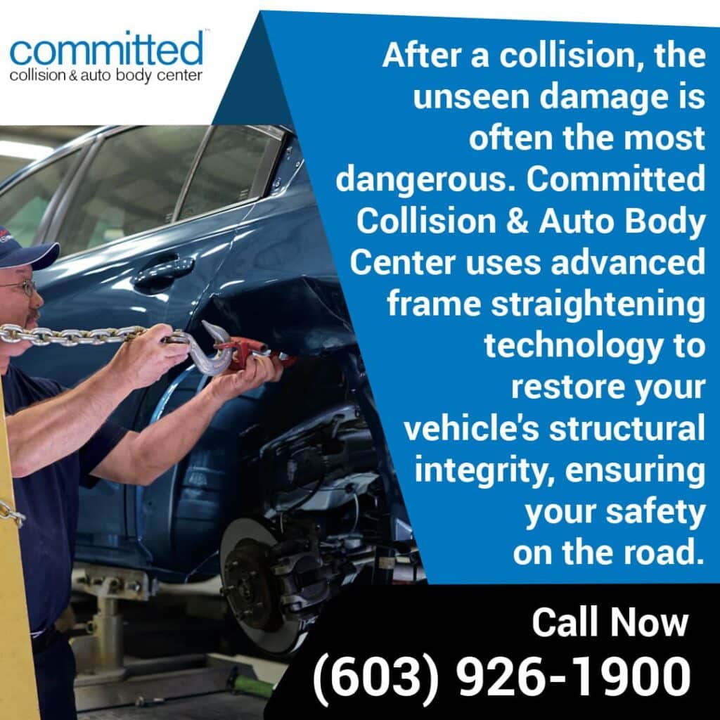 What Is Frame Straightening in Auto Collision Repair? North Hampton Collision Repair Specialists Explain 1 frame straightening technology