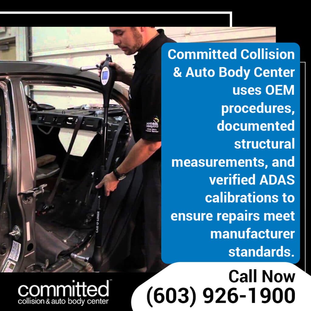 How Our Collision Repair Shop Meets Factory Repair Specifications 1 verified ADAS calibrations